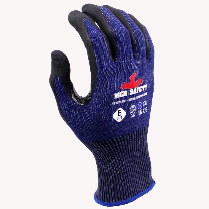 MCR CT1071 Graphene Cut-Resistant Nitrile-Foam-Coated Gloves