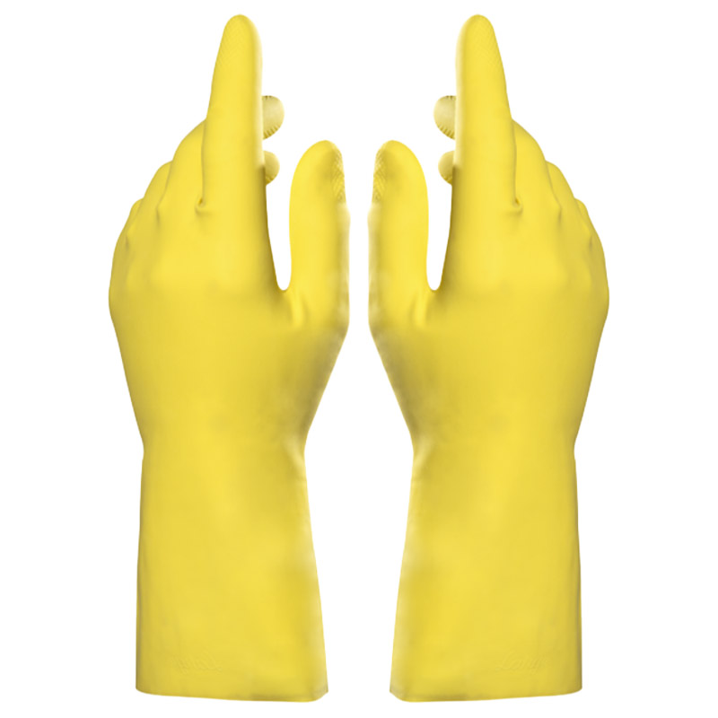 Mapa Vital 124 Chemical Handling Yellow Latex Gauntlet Gloves