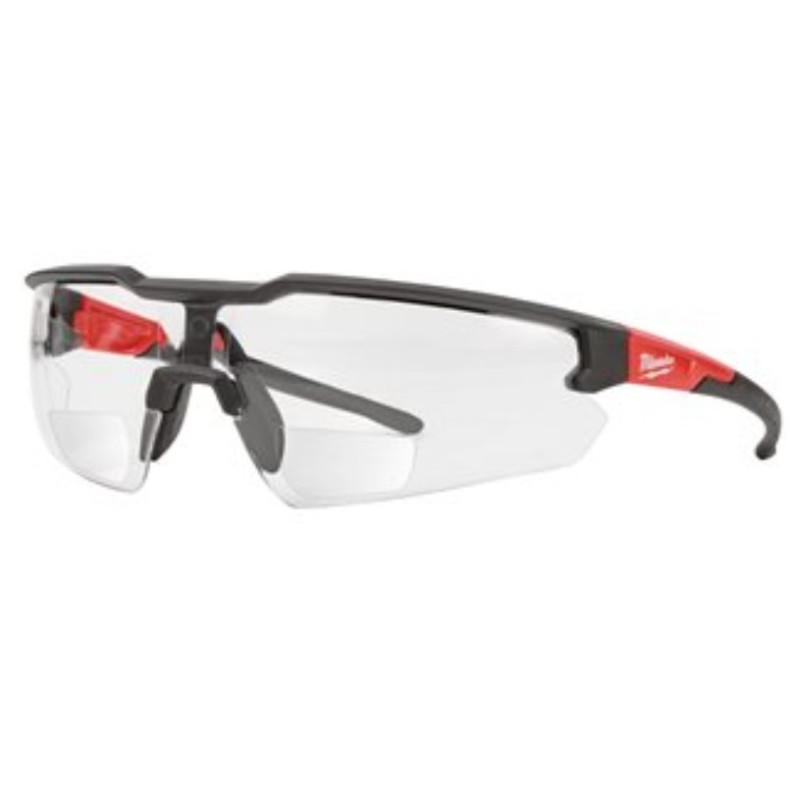 Milwaukee Fog-Free Clear Safety Glasses with +1 Magnified Corrective Eye Lens (4932478909)