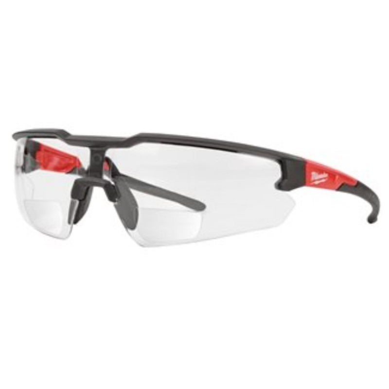 Milwaukee Fog-Free Clear Safety Glasses with +1.5 Magnified Corrective Eye Lens (4932478910)