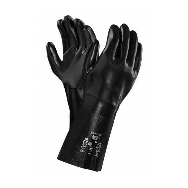 Ansell Scorpio 09-924 Neoprene Anatomical Chemical-Resistant Gauntlets