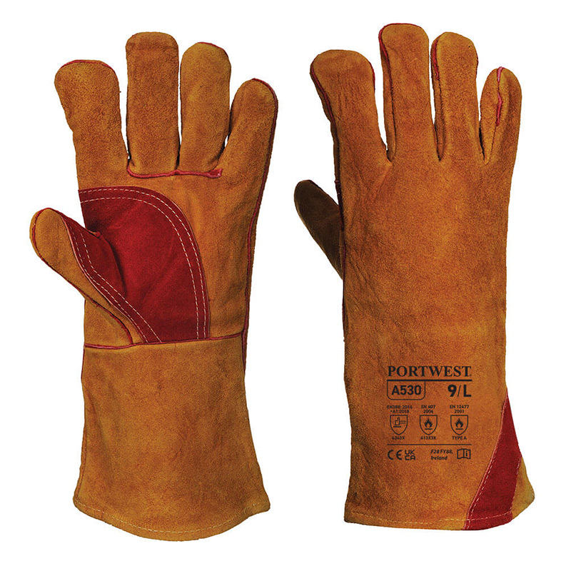 Welding Gloves for Men Women Long Sleeve Work Heat Resistant Fire Gloves