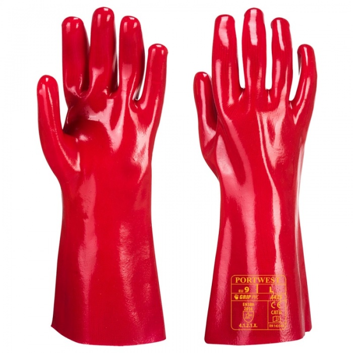 Portwest 35cm PVC Handling Gauntlets A435