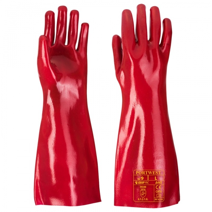 Portwest 45cm PVC Handling Gauntlets A445