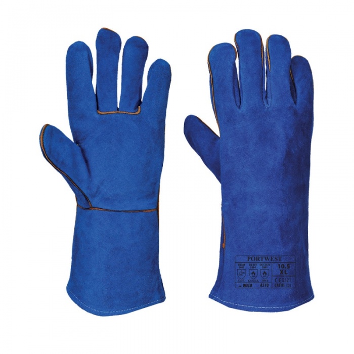 Portwest Cow Split Leather Welders Gauntlets A510