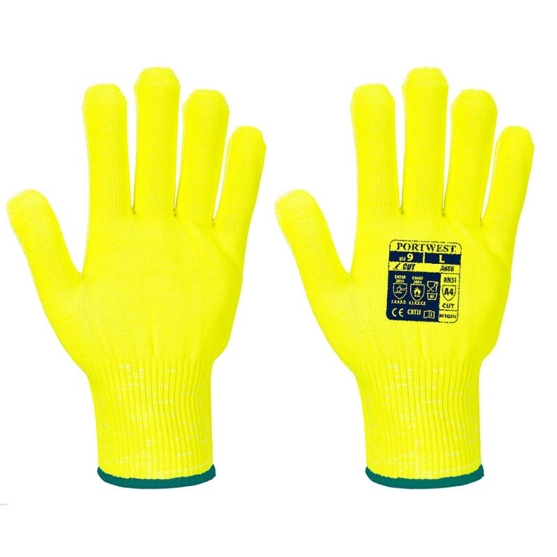 Portwest Cut-Resistant Hi-Vis Heat Resistant Gloves A688