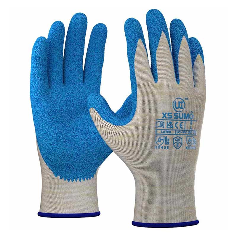 UCi X5-Sumo Latex Coated Kevlar Lined Highly Cut Resistant Gloves