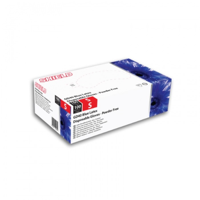 Shield GD05 PowderFree Latex Gloves Gloves.co.uk