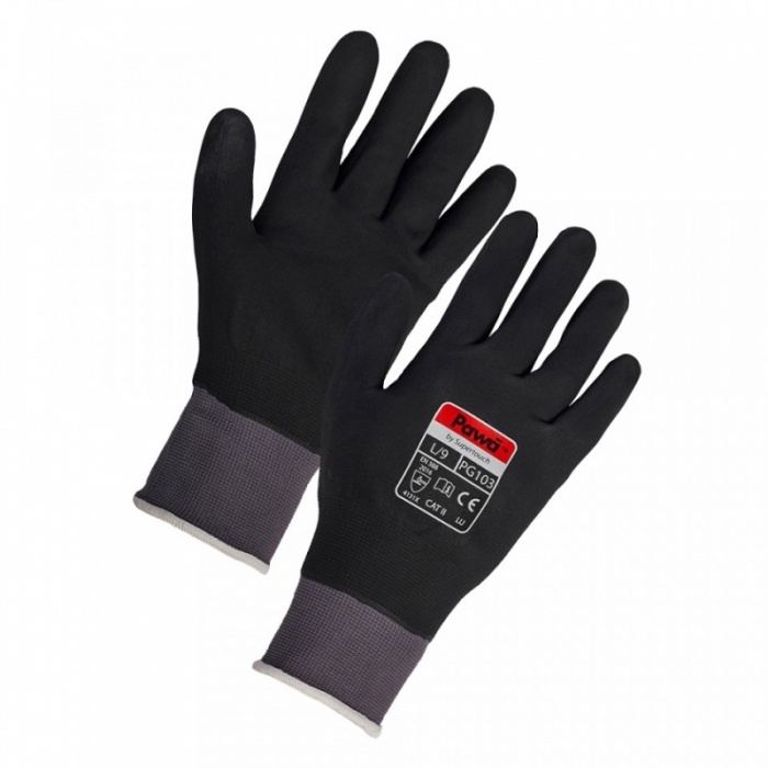 Pawa PG103 Nitrile Full-Coated Oil-Resistant Grip Gloves