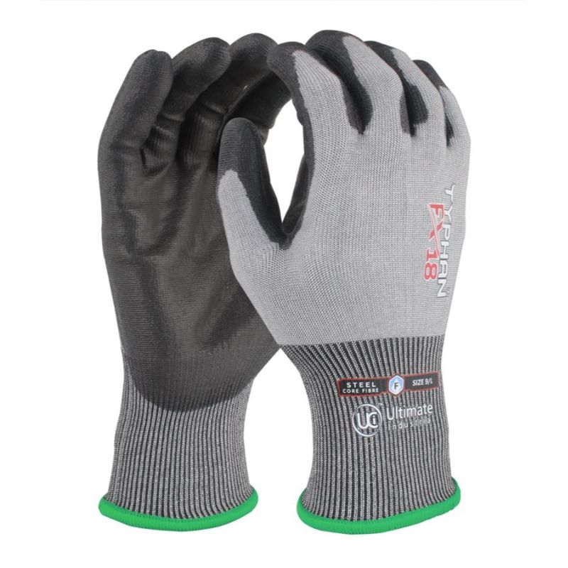 UCi Typhan FX18 Lightweight 18gg Level F Cut Resistant Gloves