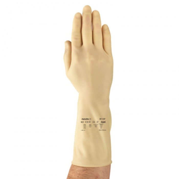 Ansell AlphaTec 87-137 Diamond Grip Chemical Gloves