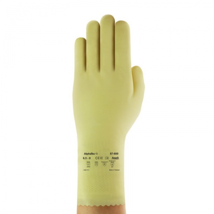 Ansell AlphaTec 87-600 Neoprene Latex Chemical Gloves