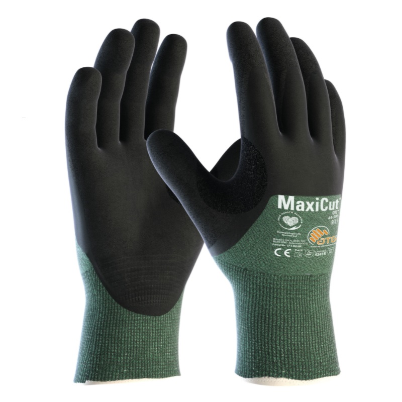 ATG MaxiCut 44-305 Oil-Resistant Mechanics Grip Gloves