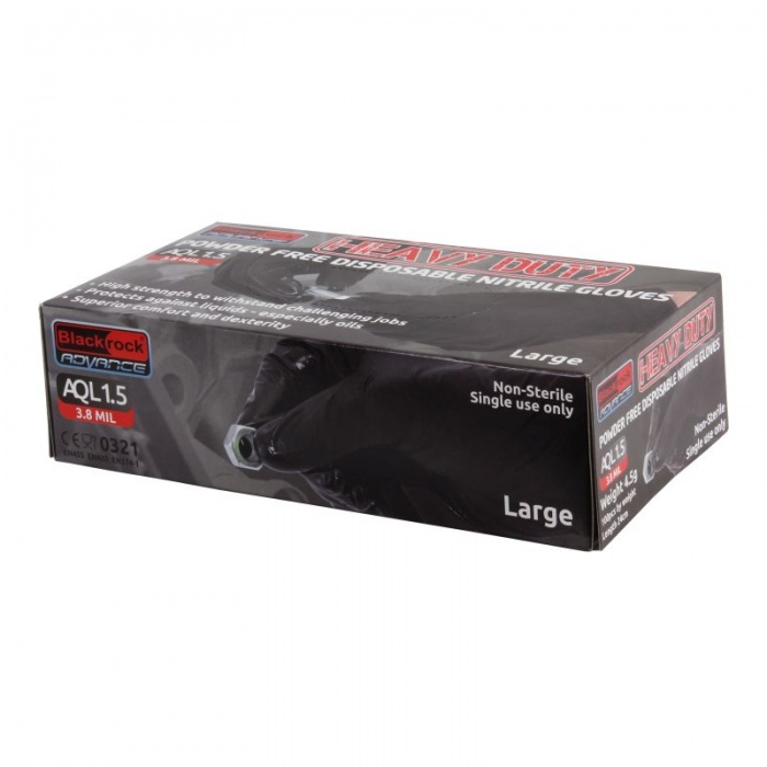 Aurelia Bold Disposable Black Nitrile Gloves Gloves.co.uk