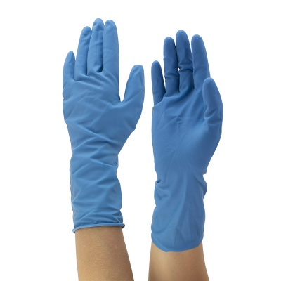 Pro Blu Mamba Disposable Latex Gloves BX-PLB