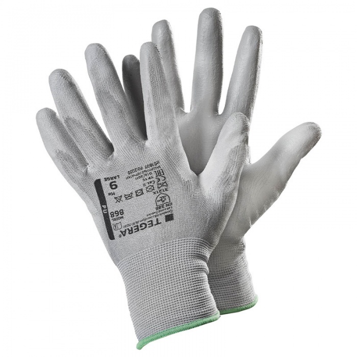 Ejendals Tegera 868 PU Palm Polyester Gloves