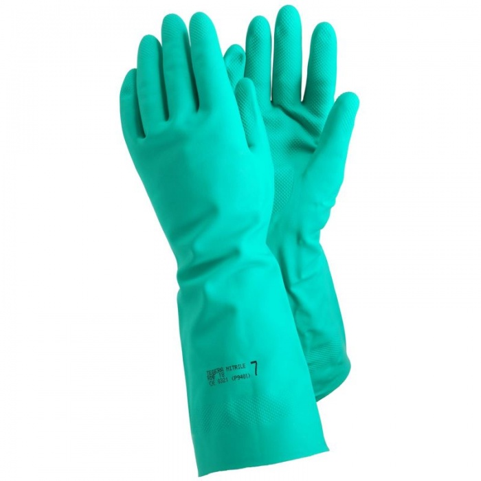 Ejendals Tegera 48 Extra Long Nitrile Chemical Resistant Gauntlets