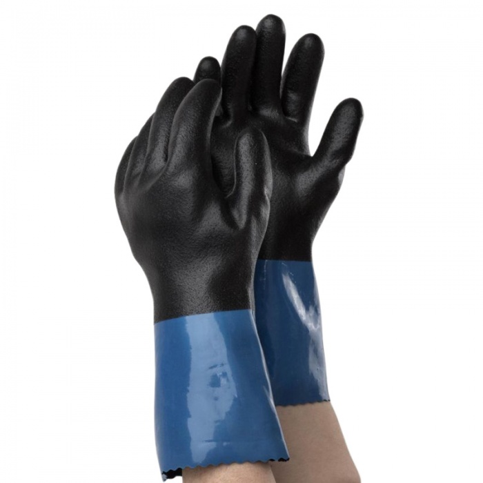 Ejendals Tegera 71000 Nitrile/PVC Chemical Resistant Gauntlets