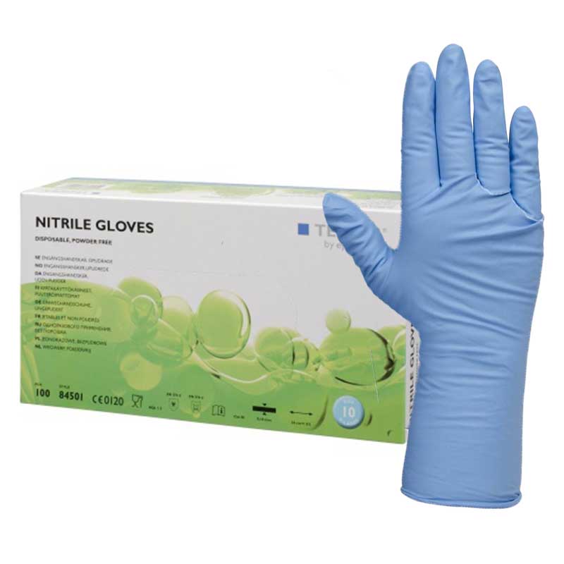 Ejendals Tegera 846 Extra-Long Disposable Nitrile Gloves