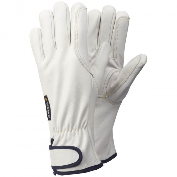 Ejendals Tegera 88800 White Cowhide Heat Gloves