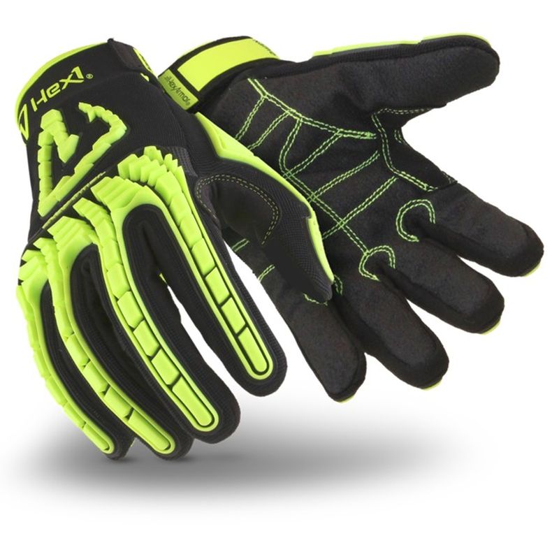 HexArmor Hex1 Hi-Vis Reinforced Mechanics Comfort Gloves 2131