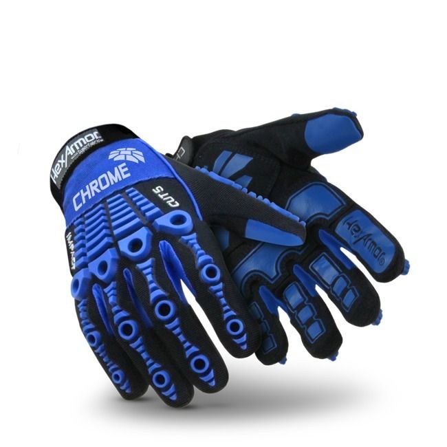 HexArmor Chrome Series 4024  Mechanics Cut-Resistant Gloves