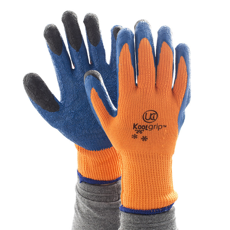 UCi KOOLgrip II Hi-Vis Orange Cold and Heat Resistant Gloves