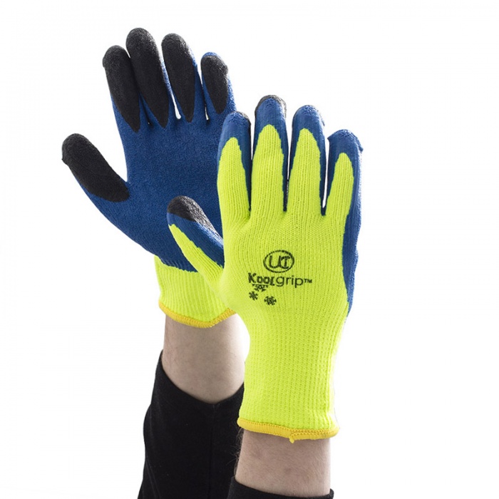 UCi KOOLgrip II Hi-Vis Yellow Cold and Heat Resistant Gloves
