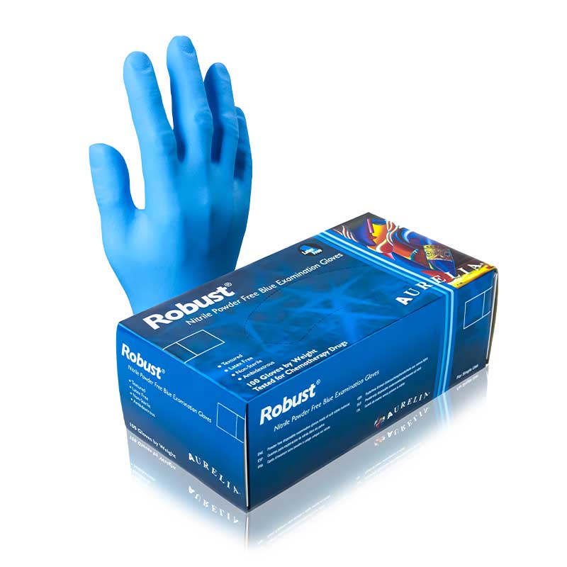 Aurelia Robust Medical Grade Nitrile Gloves 93895-9 (Pack of 100)
