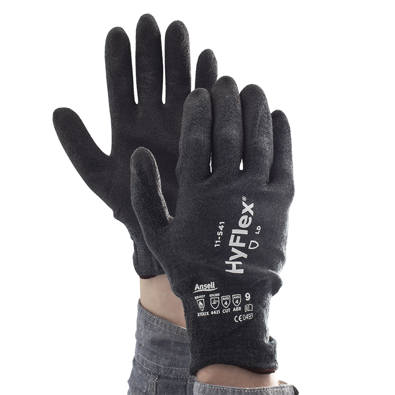 Ansell HyFlex 11-541 Foam Nitrile Grip Gloves