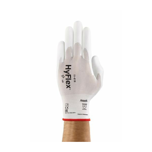 Ansell HyFlex 11-619 Light PU-Coated Gloves