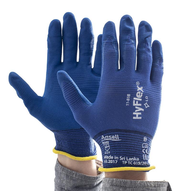 Ansell HyFlex 11818 Abrasion Dexterity Gloves Gloves.co.uk