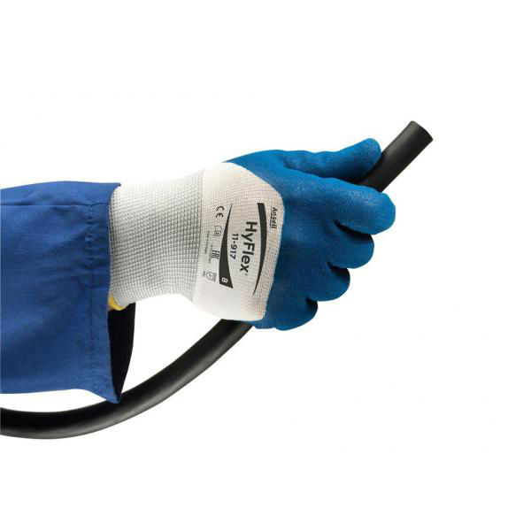 Ansell HyFlex 11-917 3/4 Coated Flexible Nitrile Gloves