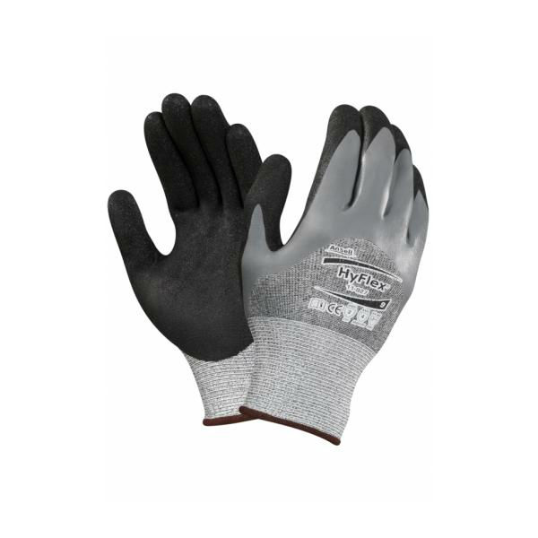 Ansell HyFlex 11-927 Double Nitrile-Coated Oil Resistant Gloves