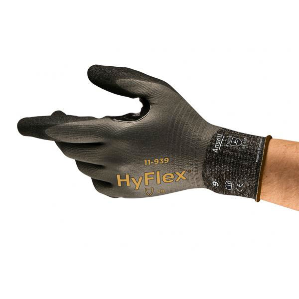 Ansell HyFlex 11939 OilRepellent Gloves Gloves.co.uk