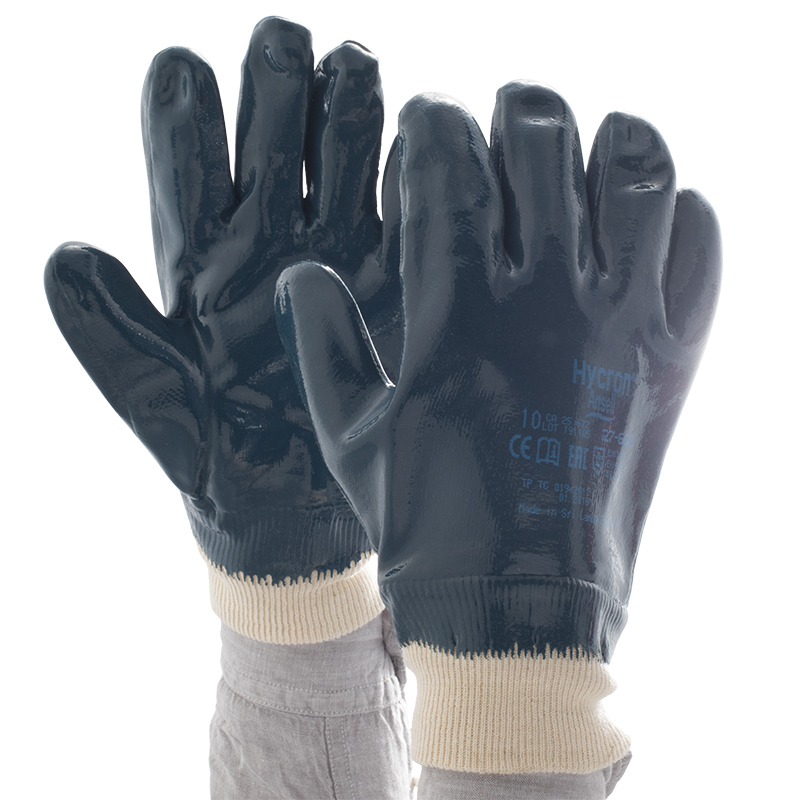 Ansell Hycron 27-602 Fully Coated Heavy-Duty Work Gloves