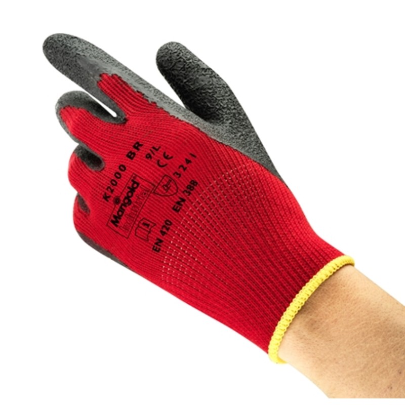 Ansell Marigold K2000BR PolyCotton Grip Gloves