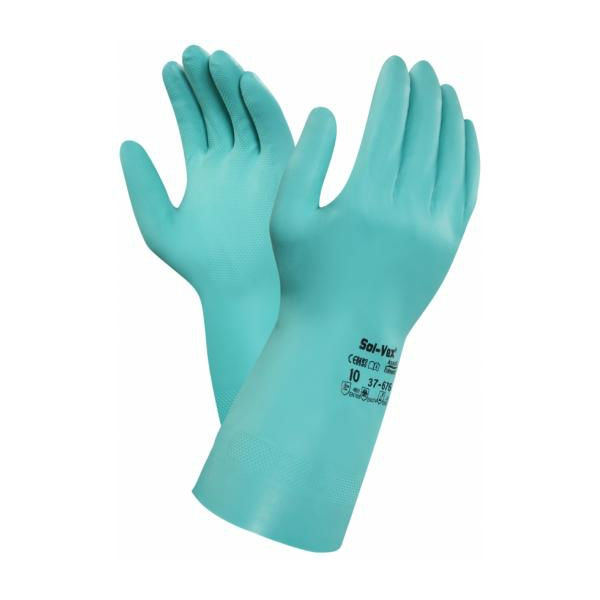 Ansell Solvex 37-676 Nitrile Chemical-Resistant Gauntlets