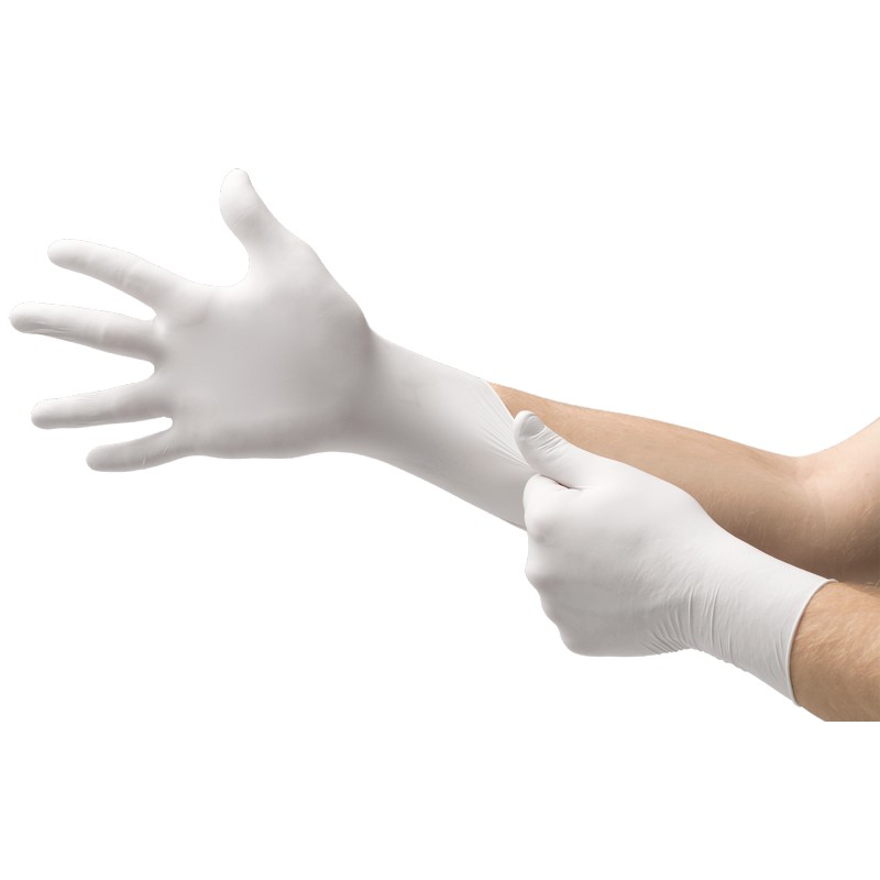 Ansell VersaTouch 92-220 White Disposable Virus-Resistant Food Gloves