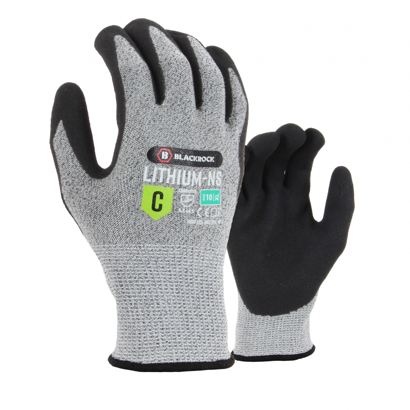 Blackrock BRG151 Lithium Cut Level C Sandy Nitrile Gloves
