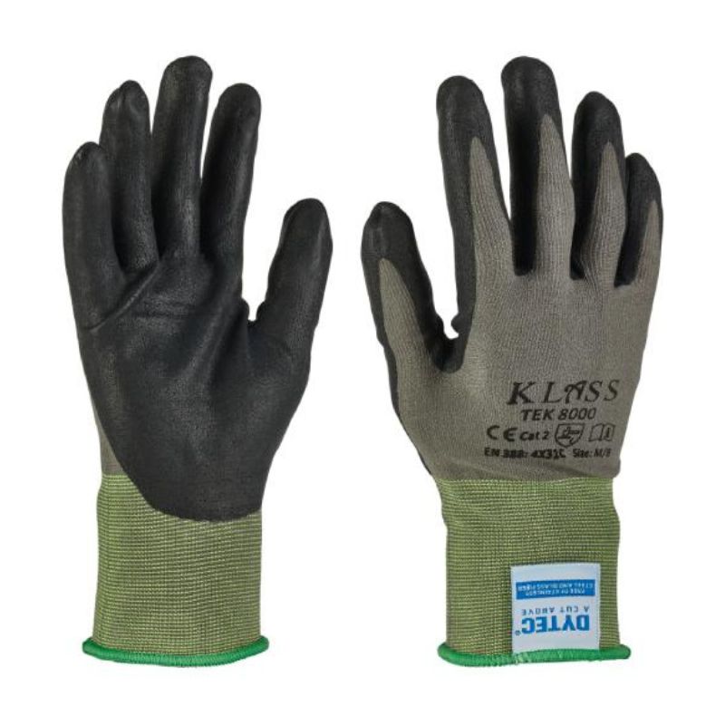 KLASS TEK 8000 Abrasion and Level C Cut-Resistant Gloves