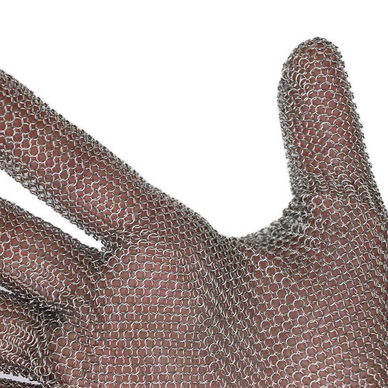 Manulatex GMT Steel Chainmail Glove with Strap - Gloves.co.uk