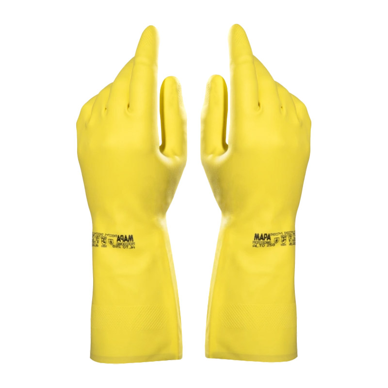 Mapa Alto 258 Latex Chemical-Resistant Grip Gloves