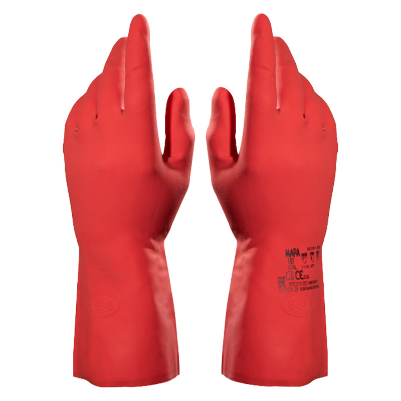 Mapa Vital 181 Oil-Resistant Janitorial Grip Gauntlet Gloves