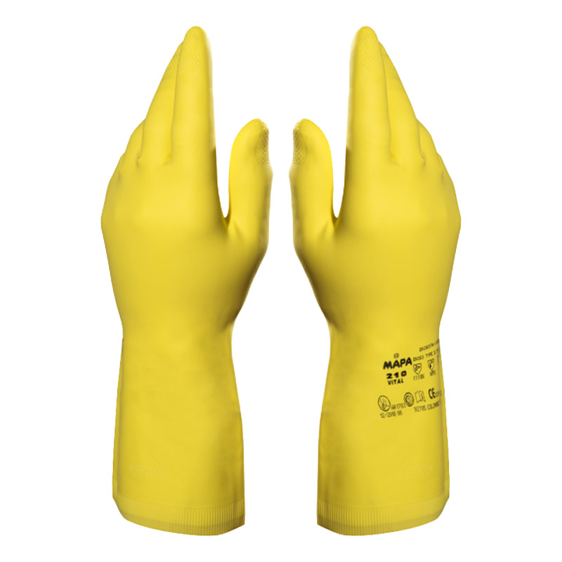 Mapa Vital 210 Chlorinated Chemical-Resistant Gauntlet Gloves