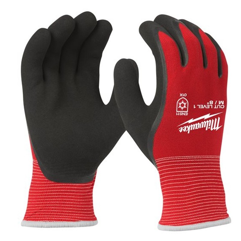 Milwaukee Winter Terry Cloth Lined Double Latex Coated Gloves