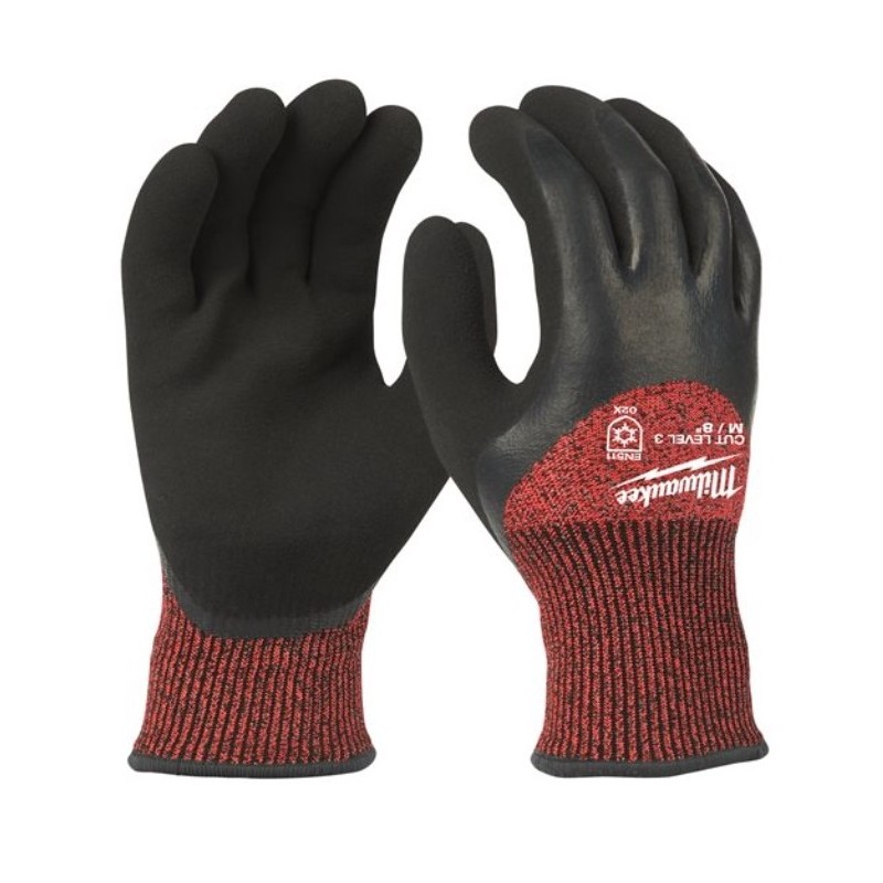Milwaukee Winter Latex Coated Thermal Safety Gloves 4932471347