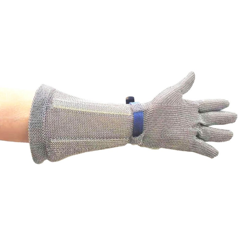 Portwest AC10 Ambidextrous Chainmail Gauntlet Glove for Butchers