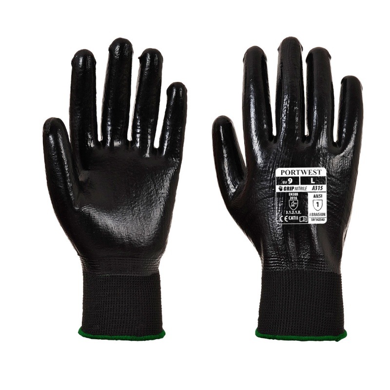 Portwest All-Flex Nitrile Foam Coated Handling Gloves A315