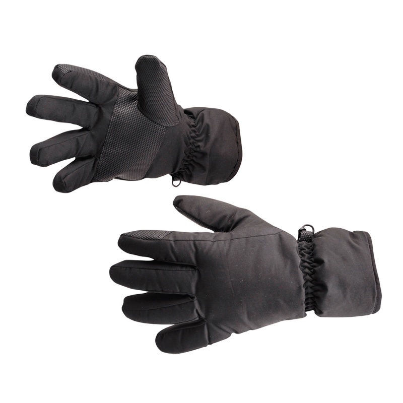 Portwest GL10 Black Waterproof Ski Gloves